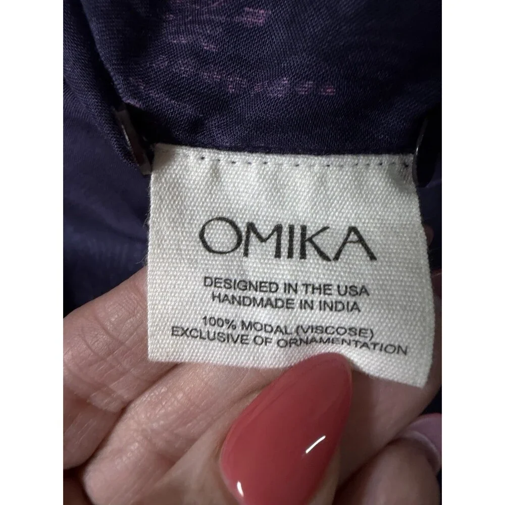 Omika Maxi Mara Midnight Dress Women’s Small Purple NWT($253) Bohemian Luxury - Picture 8 of 11